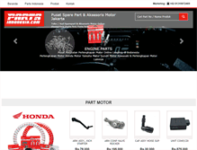 Tablet Screenshot of partsindonesia.com